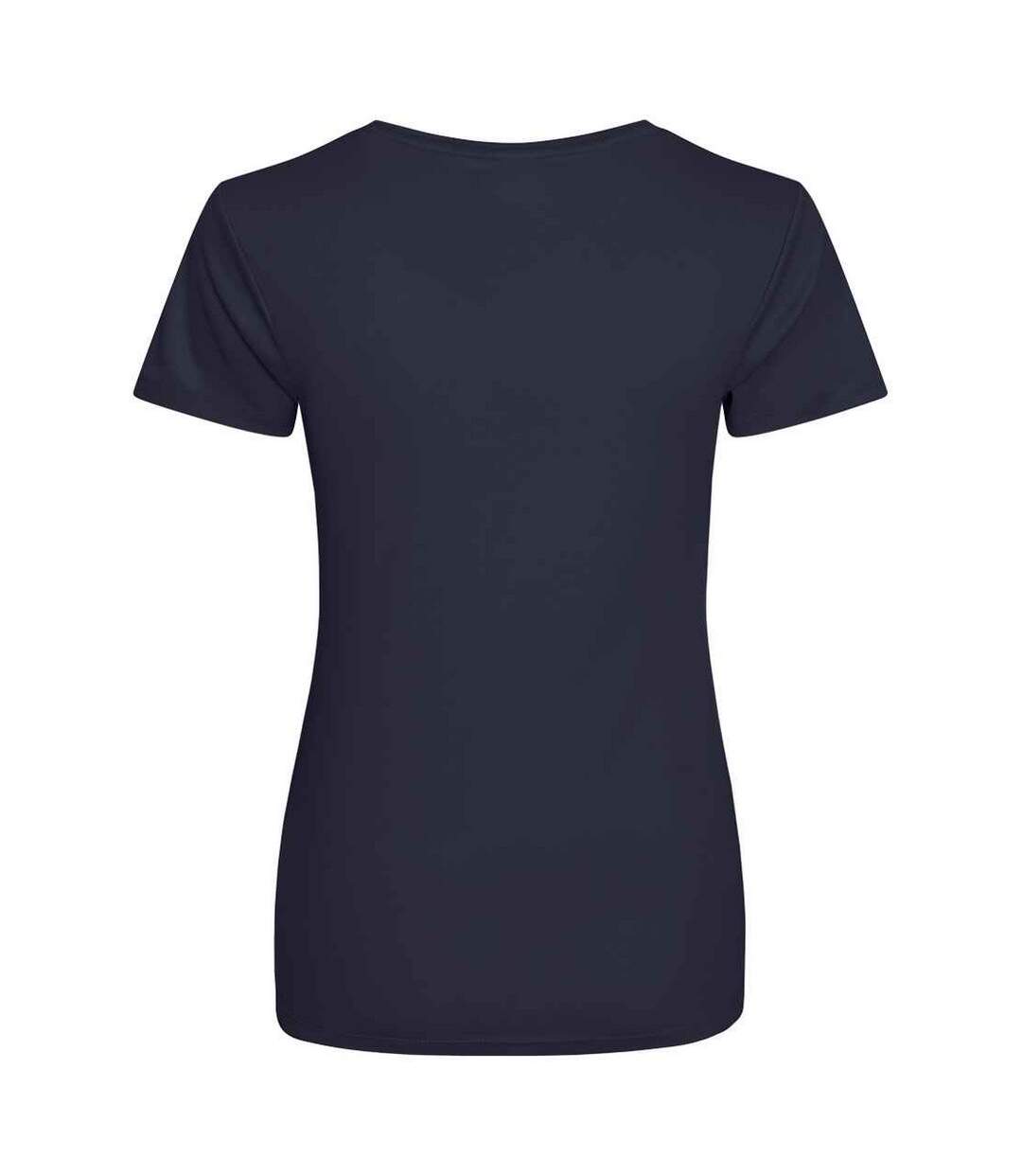 T-shirt de sport femme bleu marine AWDis