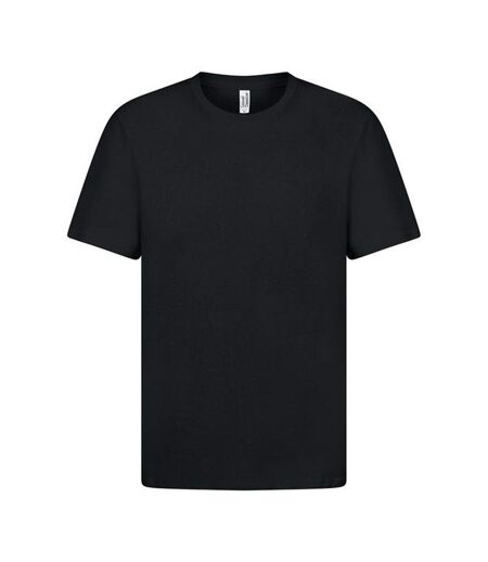 T-shirt Manches Courtes Homme Noir Casual