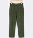 MAYFLOWER D373 — Pantalon velours extensible kaki : confort stretch et taille haute-2