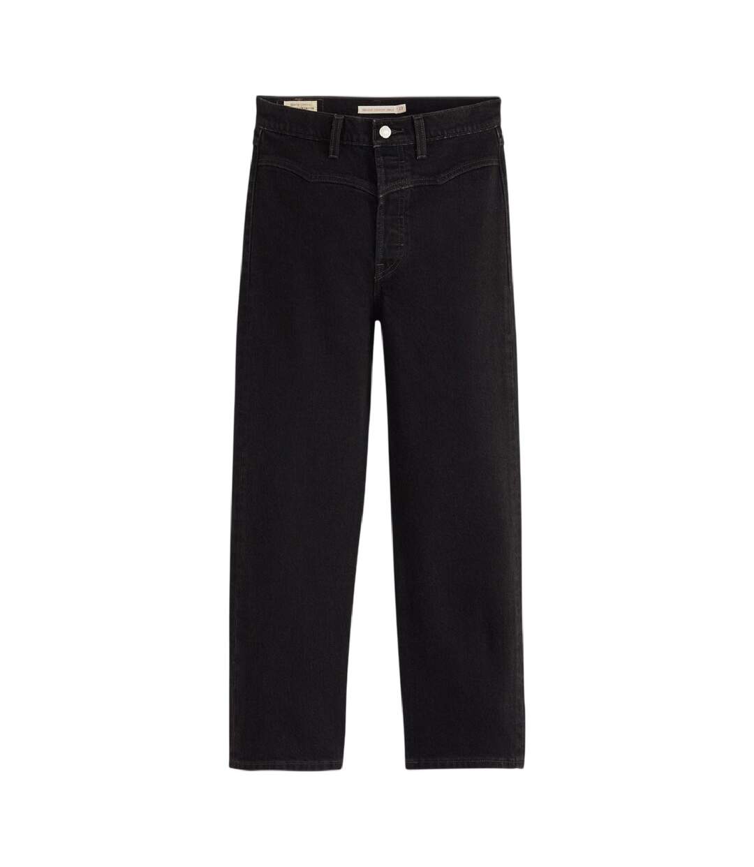 Womens/ladies Ribcage High Rise Wide Leg Jeans Rock Era Lb Levis-2