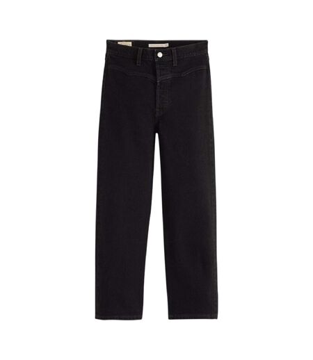 Womens/ladies Ribcage High Rise Wide Leg Jeans Rock Era Lb Levis