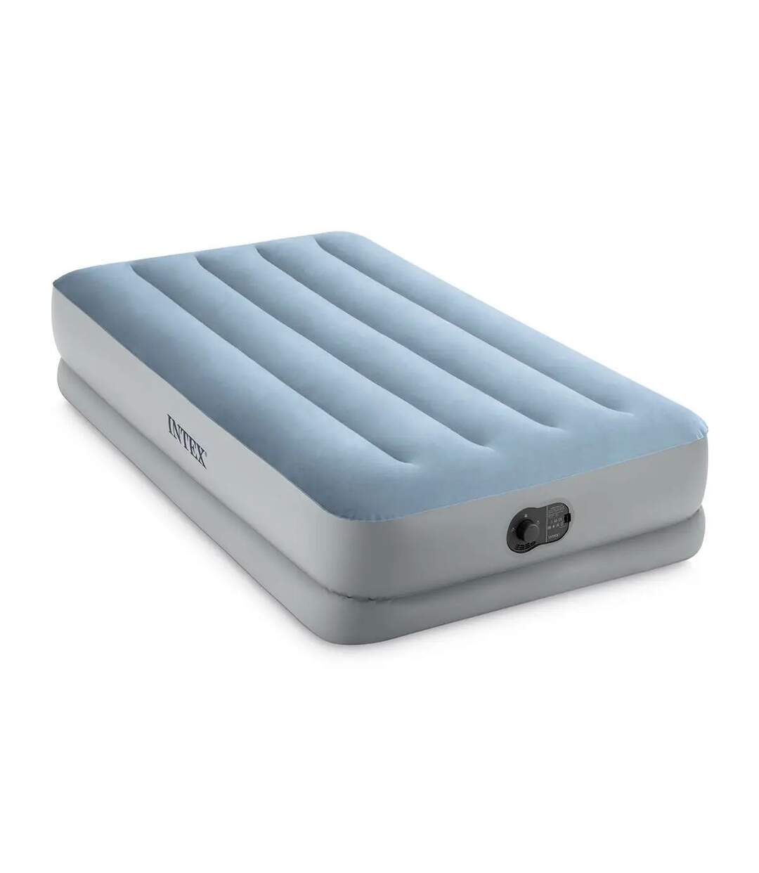 Matelas Gonflable Électrique USB 1 Place Confort 191cm Bleu-1