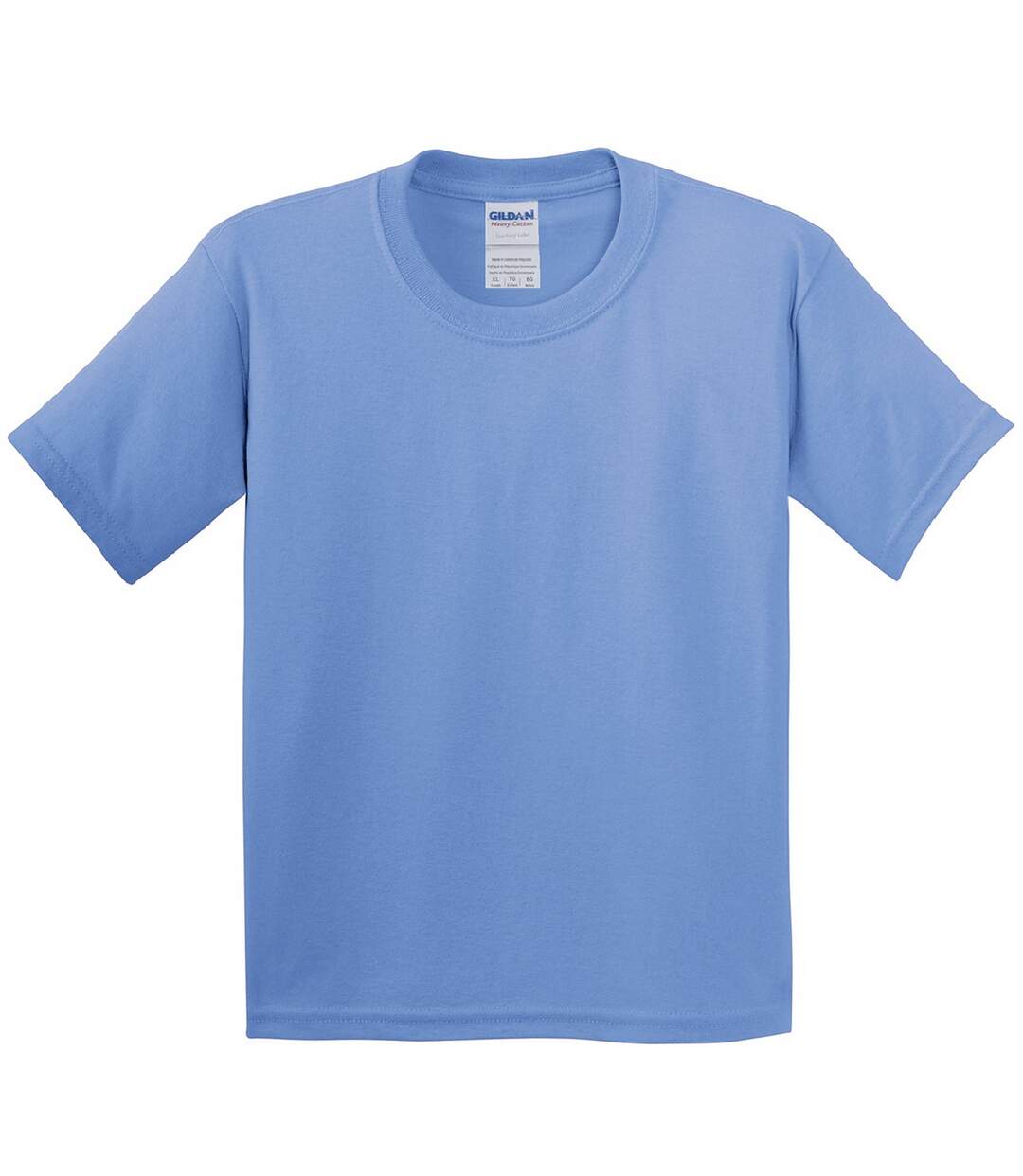 Youth Unisex Heavy Cotton T-shirt Carolina Blue Gildan-1