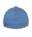 Childrens/kids Wooly Combed Baseball Cap Slate Blue Flexfit-2
