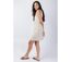 Robe coupe tailleur SOLINE unie beige Coton Du Monde-3