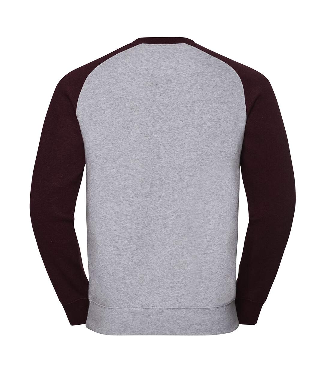 Russell - Sweat BASEBALL - Homme (Gris clair / Bordeaux) - UTRW7106