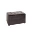 Coffret de Rangement Velours Idaya 65cm Anthracite-1