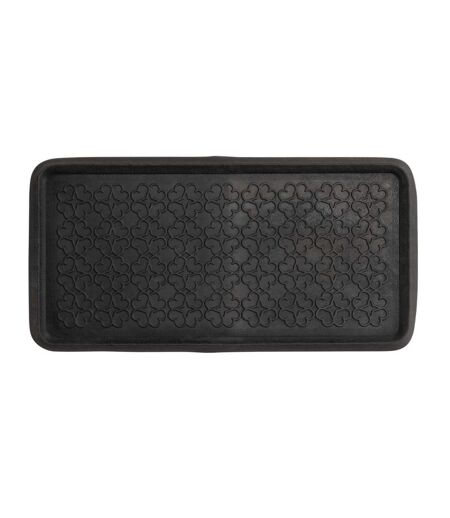 Paillasson en Caoutchouc Gunnar 45x75cm Noir