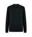 Mens Jacquard Crew Neck Sweatshirt Black Jack Wills-2