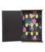 Boîte à Clés Design Flower 38cm Noir-2