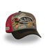 Casquette trucker avec filet adulte print devant Patches Vondutch-4