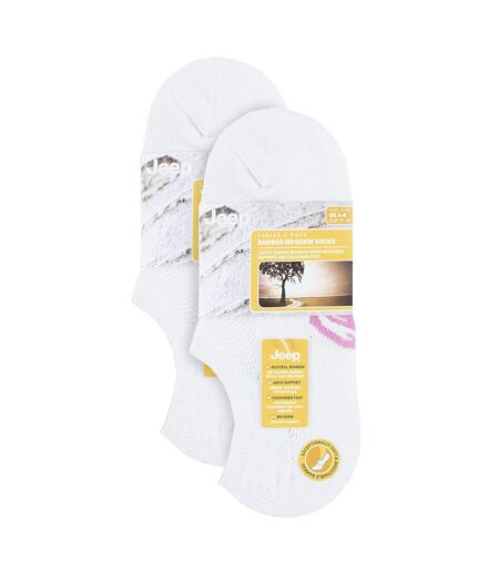 Paquet de 6 chaussettes invisibles en bambou pour femmes avec poignée au talon