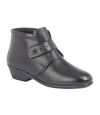 Mod Comfys Womens/Ladies Softie Leather Boots (Black) - UTDF1879