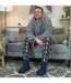 Mens Indoor Boot Slippers with Memory Foam-3