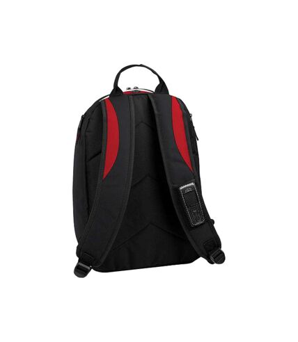 Bagbase Teamwear Backpack / Rucksack (21 Liters) (Pack of 2) (Black/Classic Red/White) (One Size) - UTBC4203