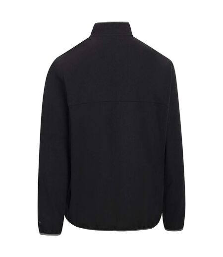 Mens Hosta Anti-pilling Fleece Top Black Trespass