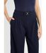 Pantalon large maille détail chic métal-4
