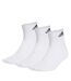 Pack Of 3  Womens/ladies Ankle Socks  White Adidas-2
