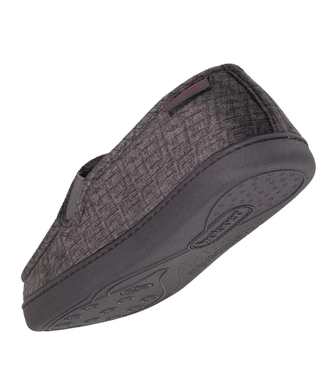Isotoner Chaussons Mocassins homme velour ultra doux-5