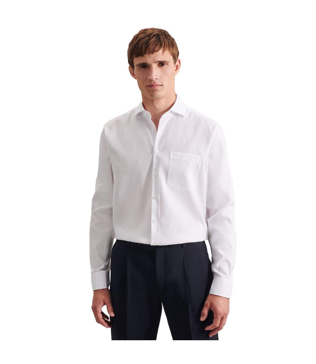 Chemise Manches Longues Homme Blanc Seidensticker-1
