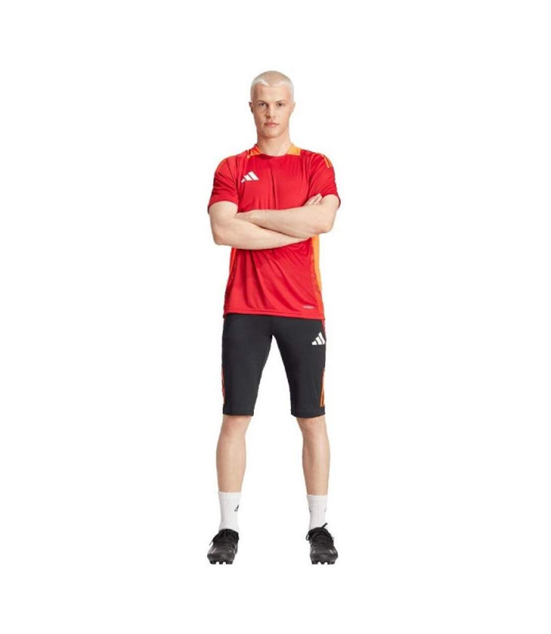 Short Tiro Competition Homme Noir Rouge Adidas-1