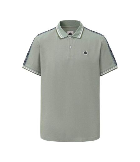 Polo Motif/style Logo Homme Vert Clair Pretty Green