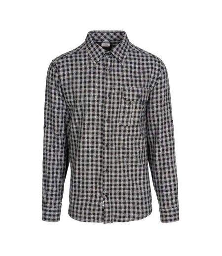 Chemise Motif/style À Carreaux Participate Homme Noir Trespass
