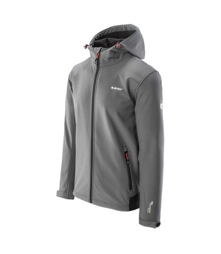 Hi-Tec Mens Noxon Soft Shell Jacket (Irongate/Black) - UTIG1375