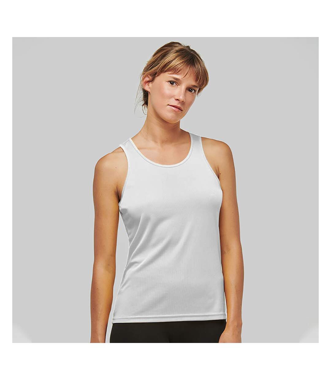 Débardeur de sport femme blanc Kariban Proact-2