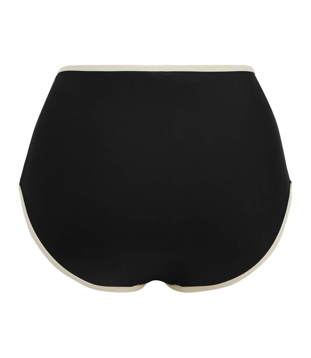 Bas De Maillot De Bain Extensible À Taille Haute Effet Gainant Motif/style Bord Contrasté Kyra Femme Noir Regatta-3