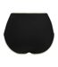 Bas De Maillot De Bain Extensible À Taille Haute Effet Gainant Motif/style Bord Contrasté Kyra Femme Noir Regatta-3