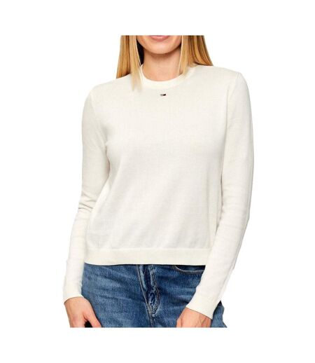 Pull ecru femme tommy hilfiger essential