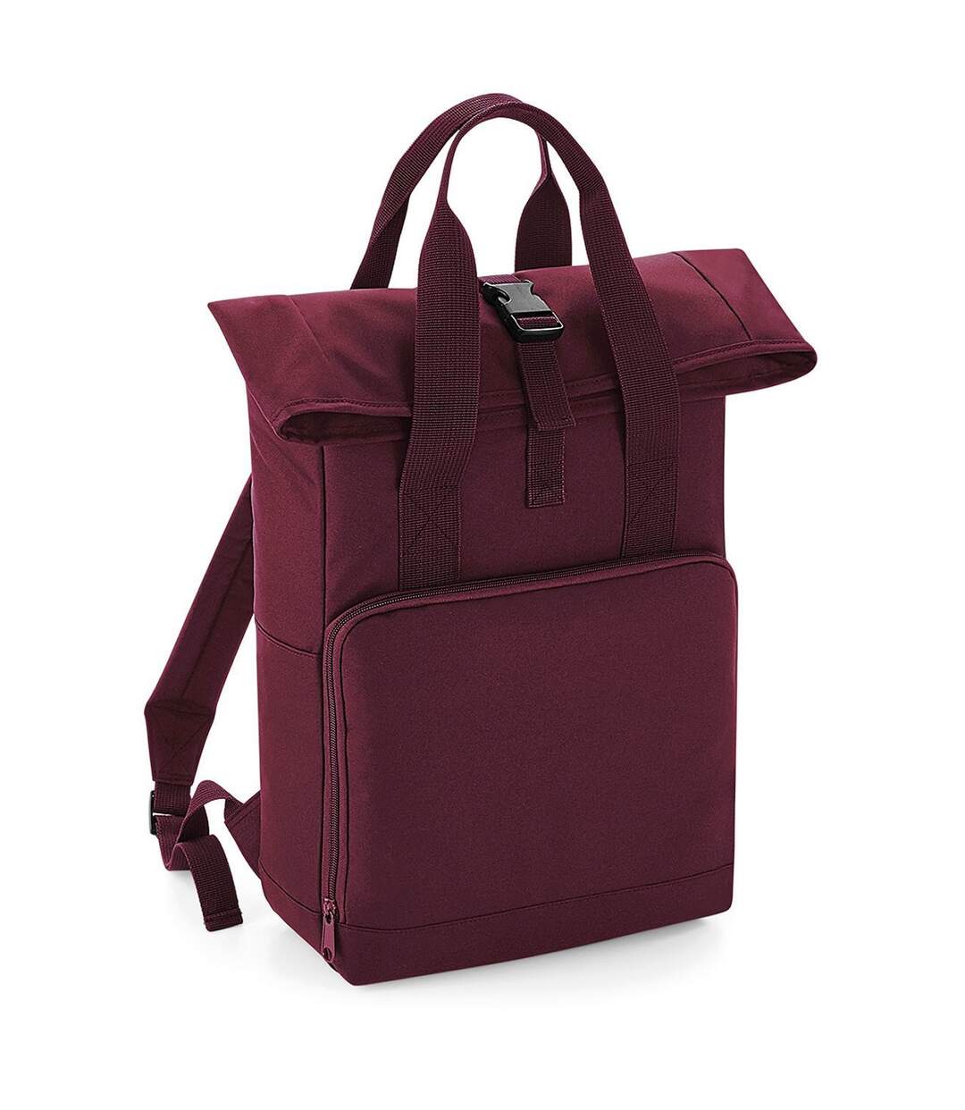 Sac à dos urbain rolltop et poignées - 14 litres - BG118 - rouge bordeau