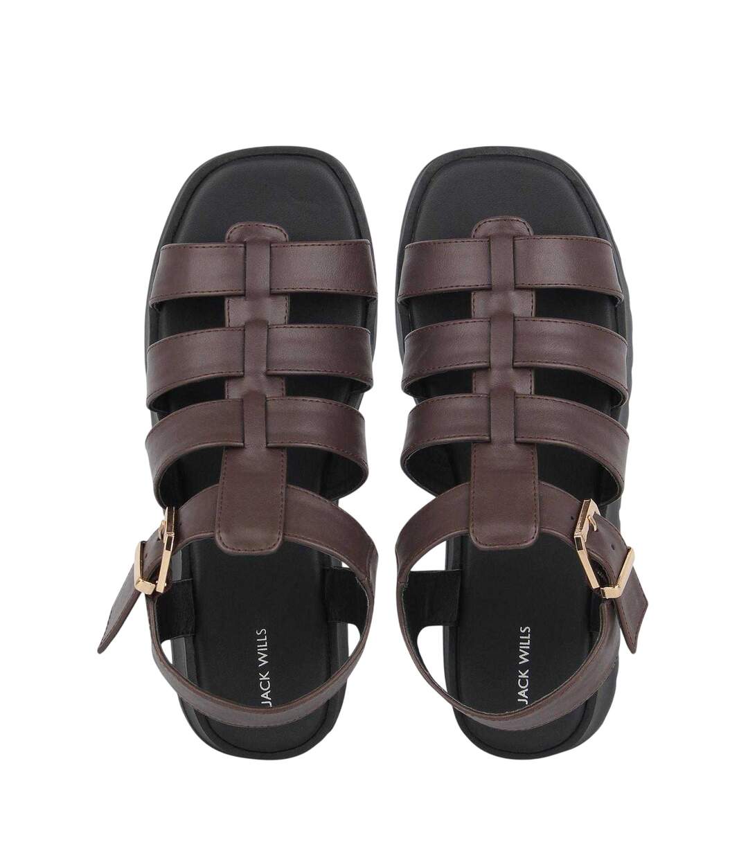 Sandales Motif/style Gladiateur Femme Taupe Jack Wills-3