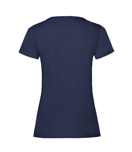 T-shirt Valueweight Femme Bleu Marine Sombre Fruit Of The Loom