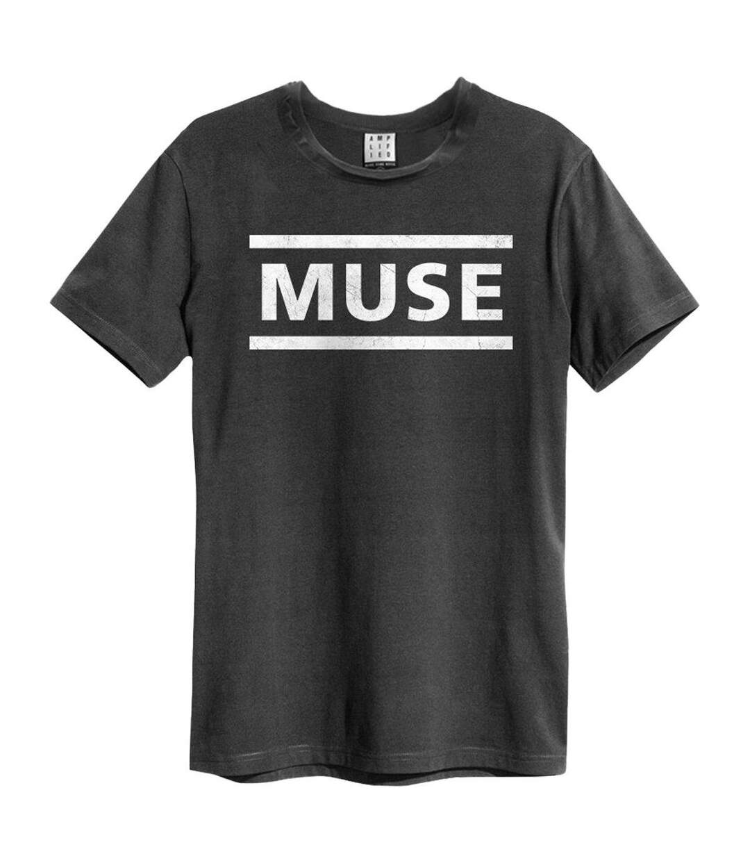 Unisex Adult Muse Logo T-shirt Charcoal Amplified-1