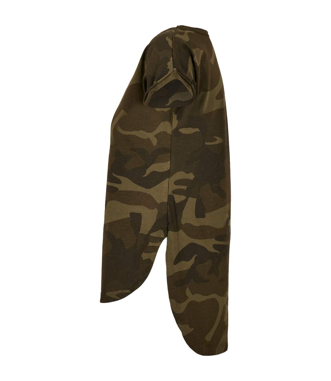 T-shirt Motif/style Camouflage Femme Vert Camouflage Build Your Brand-3
