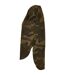 T-shirt Motif/style Camouflage Femme Vert Camouflage Build Your Brand-3