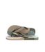 Tongs verte/beige homme havaianas slim 1740-1