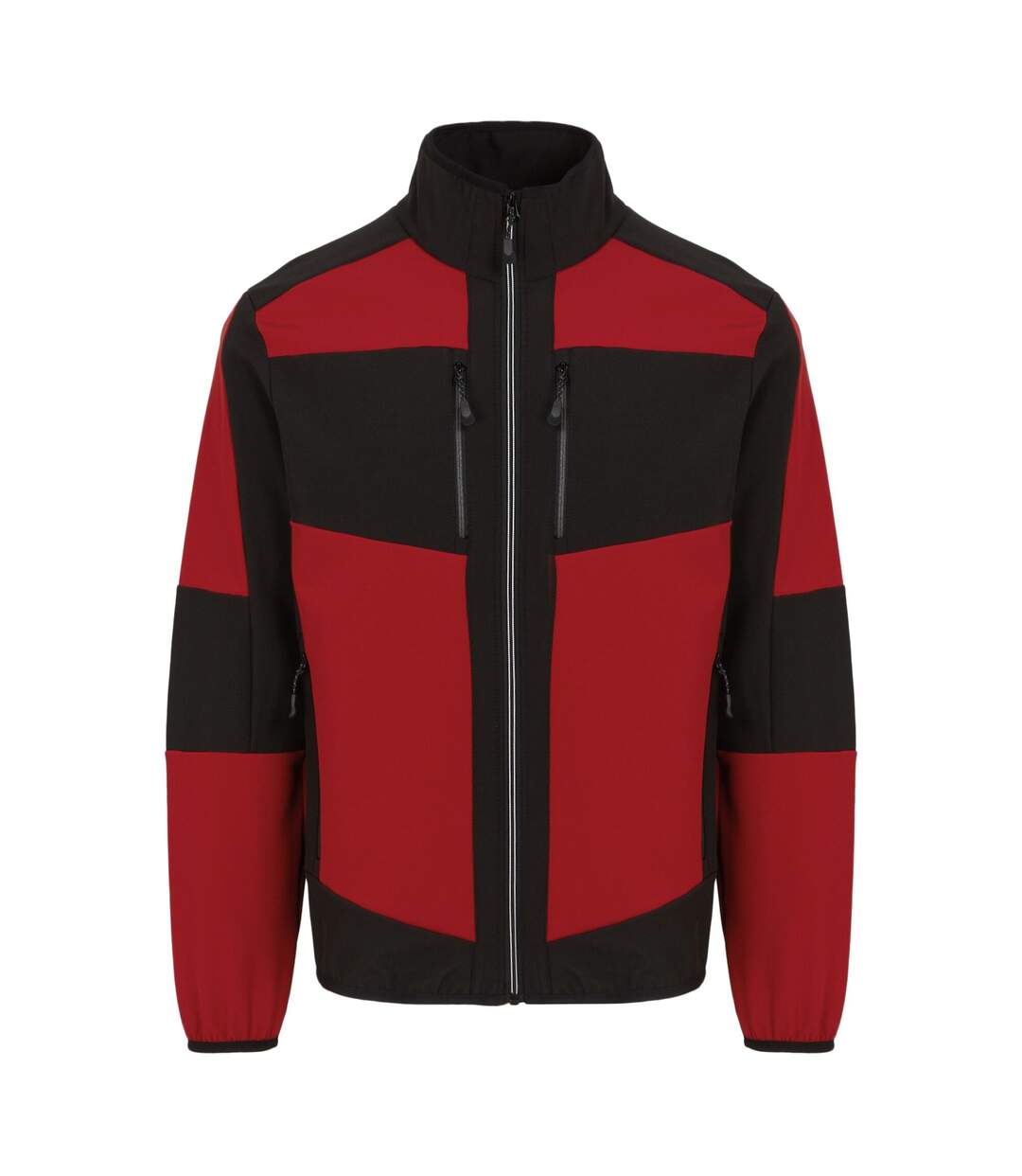 Unisex Adult 2 Layer Soft Shell Jacket Classic Red Black Regatta Professional-2