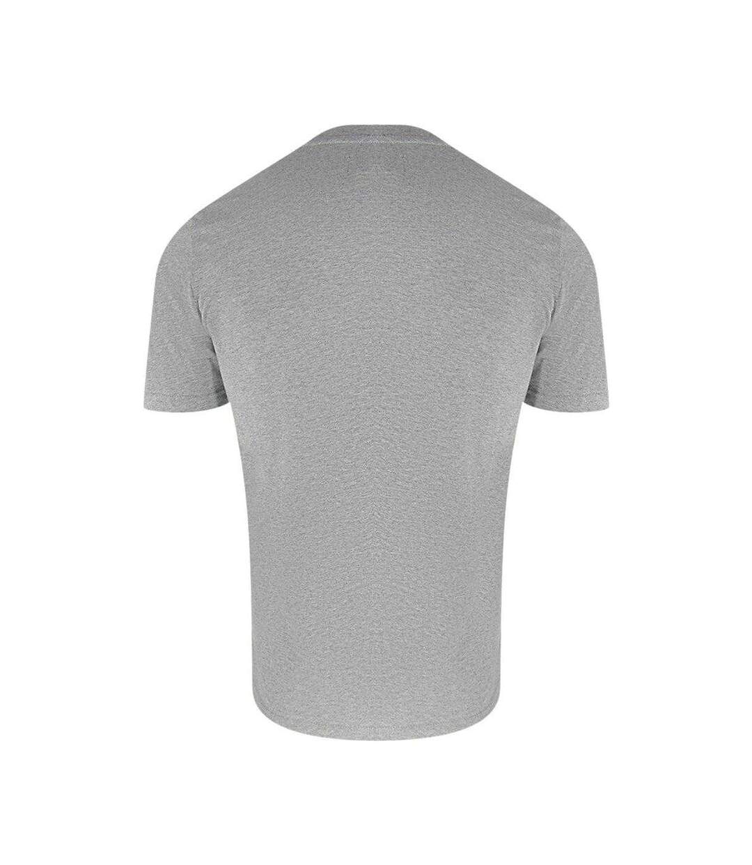 Mens Logo Chest Pocket T-shirt Grey Aquascutum-2