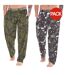 Pantalons De Détente Motif/style Camouflage Homme Vert Noir Keanu-2