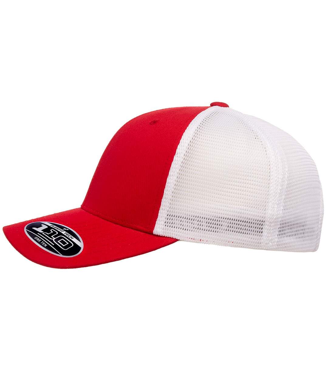 Casquette adulte rouge / blanc Flexfit-3