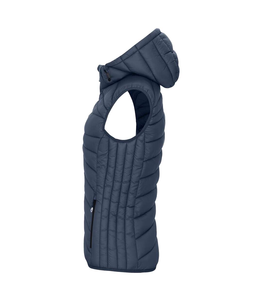 Veste Sans Manches Idaho Femme Bleu Gris Clique-3