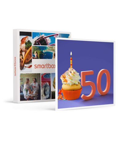 Joyeux anniversaire ! Pour les 50 ans d'un homme - SMARTBOX - Coffret Cadeau Multi-thèmes