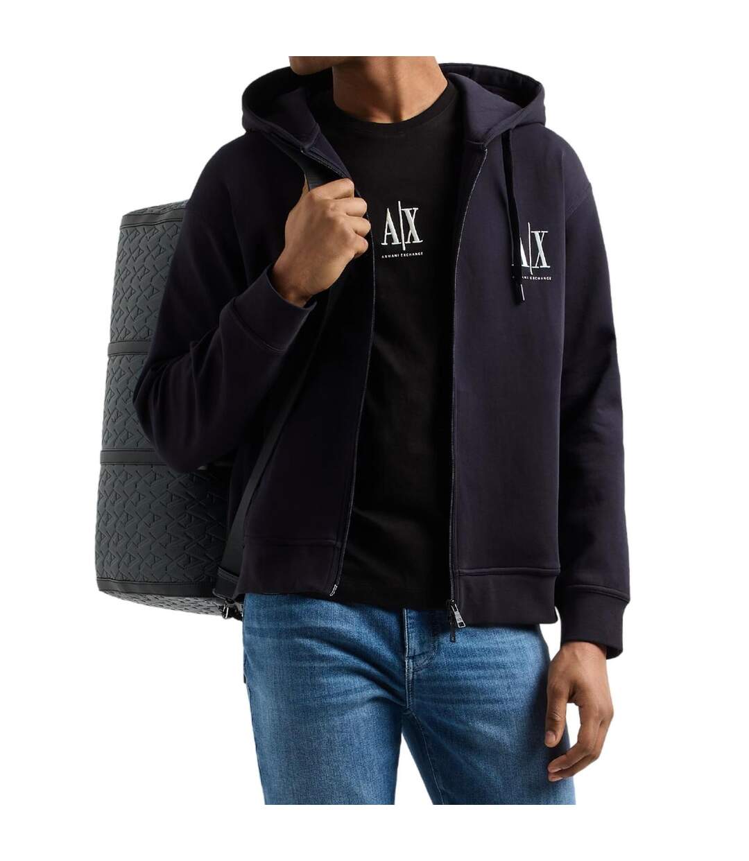 Sweat Homme Noir Armani Exchange-2