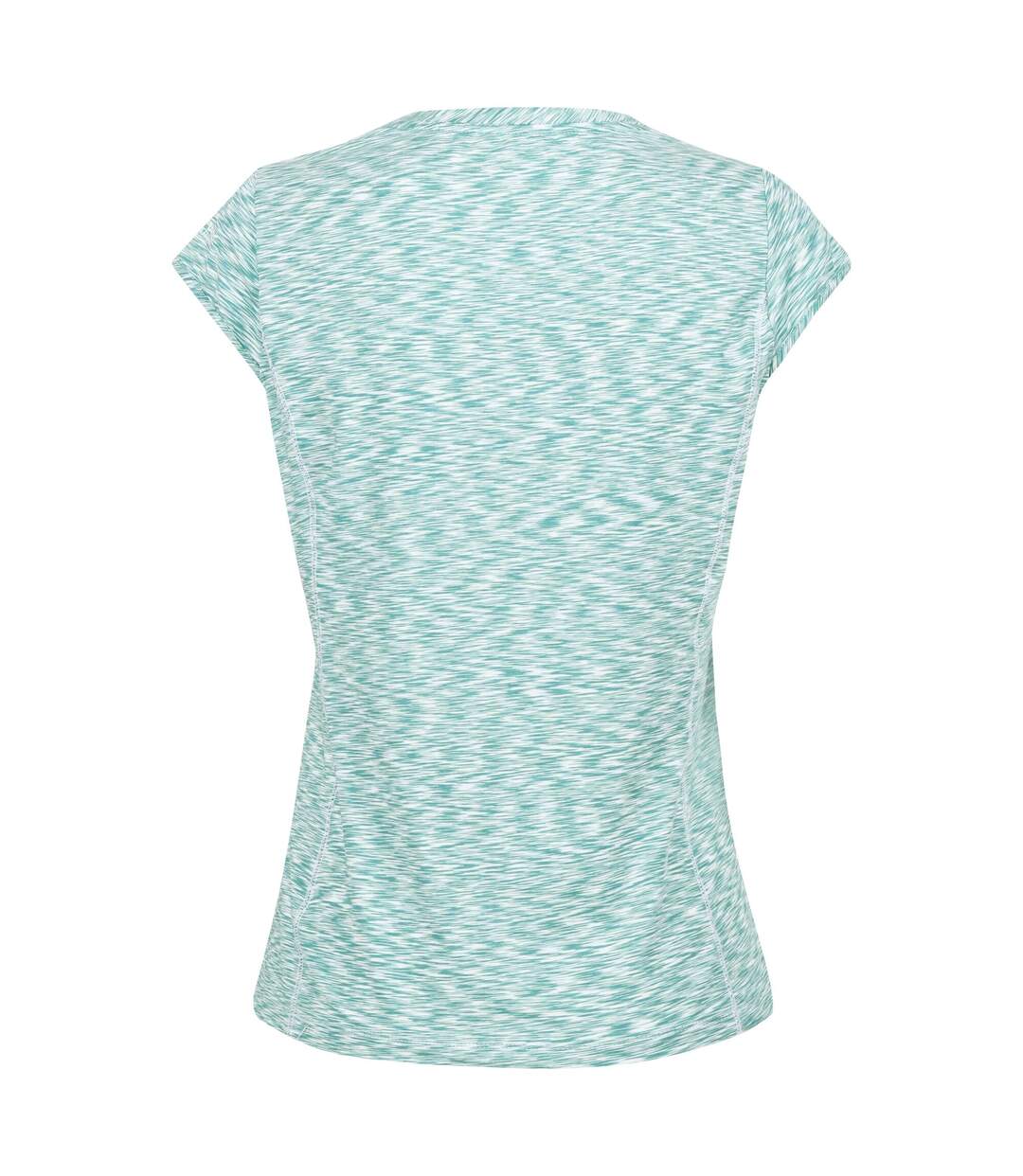 T-shirt Chiné Manches Courtes Hyperdimension Femme Jade Bleu Regatta-2