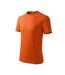 T-shirt Base Homme Orange Rimeck-3