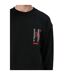 Sweat Motif/style Imprimé Graphique Homme Noir Hugo-4