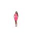 Robe Courte Sans Manches Femme Rose Vif Brave Soul-1